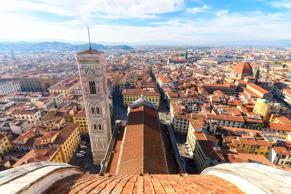 Panorama di Firenze osservato dalla Cupola del Duomo