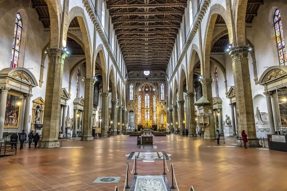 Interno della Basilica di Santa Croce, Firenze