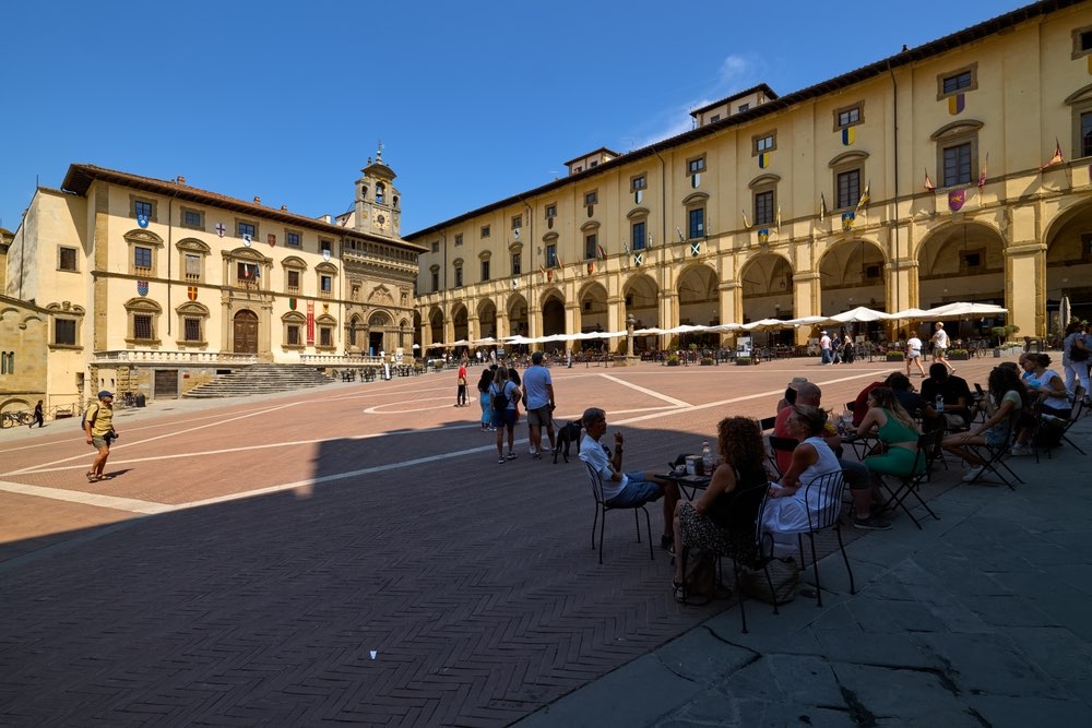 Palazzo delle Logge in Piazza Grande ad Arezzo