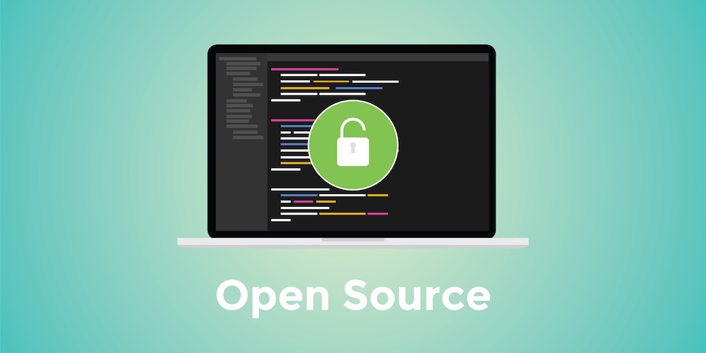 Illustrazione del concetto di open source