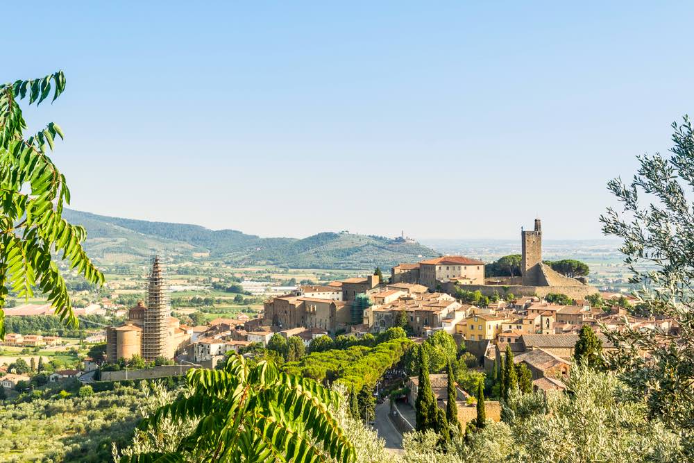 Il borgo toscano di Castiglion Fiorentino in Val di Chio, Arezzo