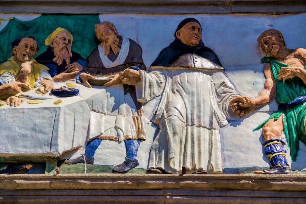 Terracotta invetriata dei Della Robbia all'Ospedale del Ceppo di Pistoia