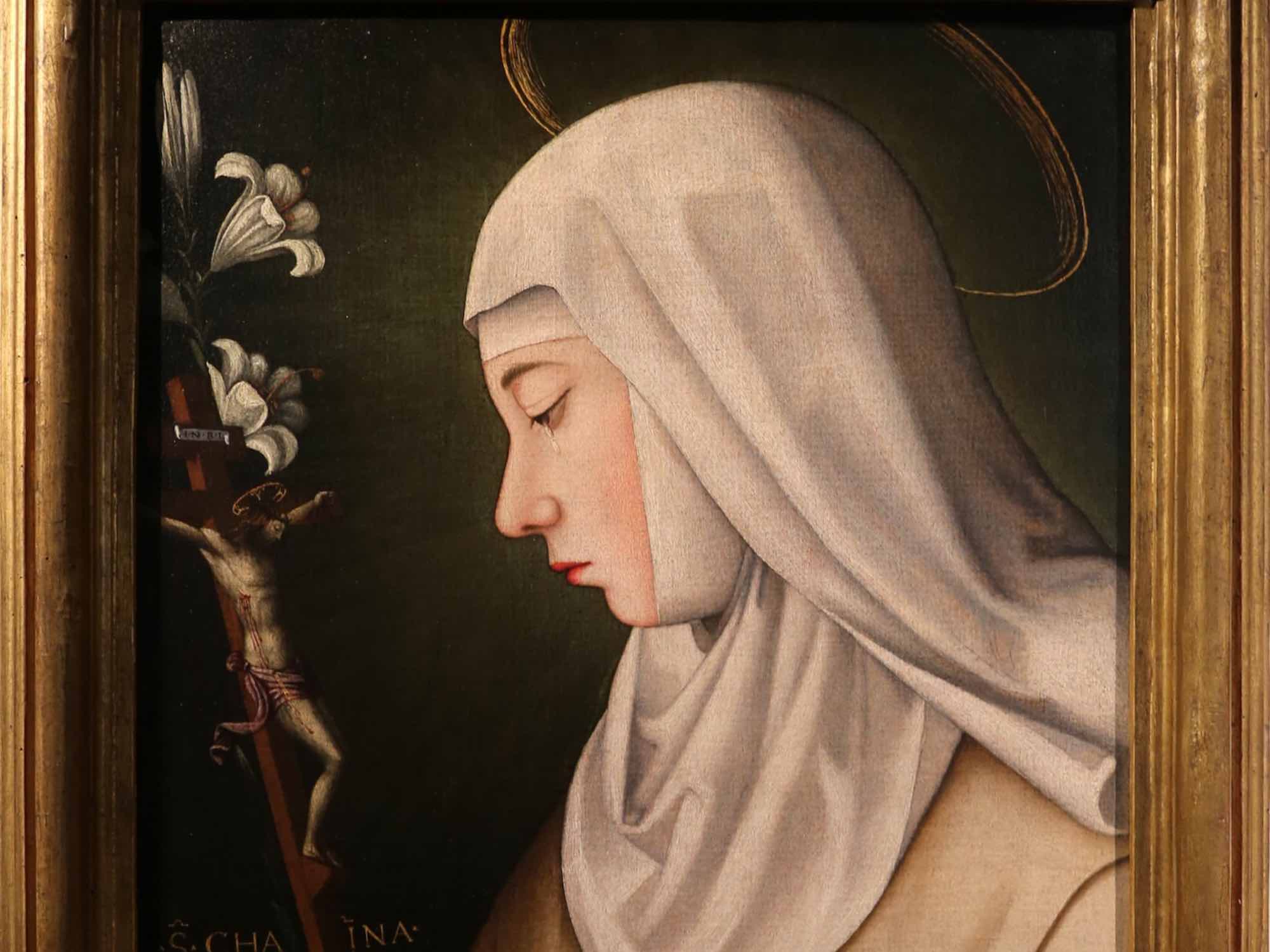 Santa Caterina da Siena in un dipinto di Plautilla Nelli, artista fiorentina del Rinascimento