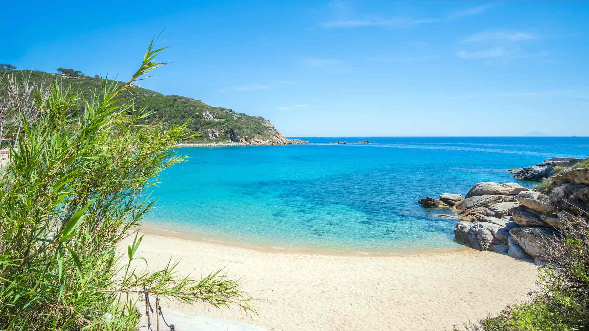 Spiaggia di Cavoli all'Isola d'Elba, una delle più belle spiagge della Toscana