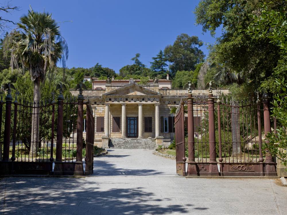 Esterno della Villa di San Martino all'Isola d'Elba, residenza estiva di Napoleone