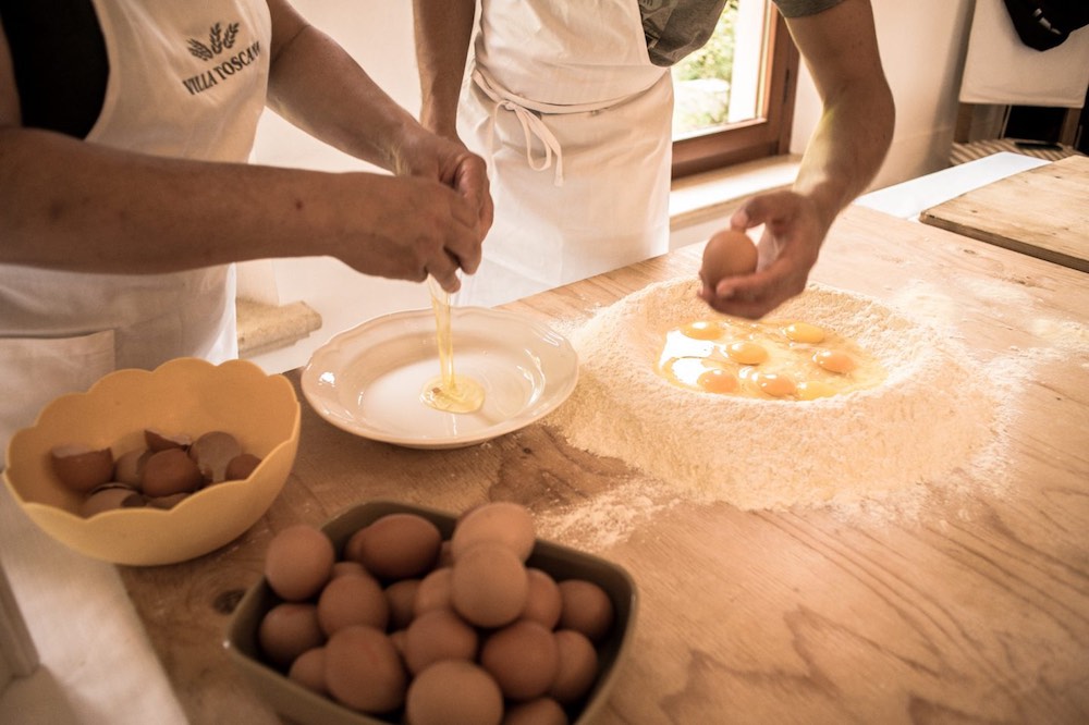 Cooking class presso Villa Toscana per un weekend con corso di cucina in Toscana