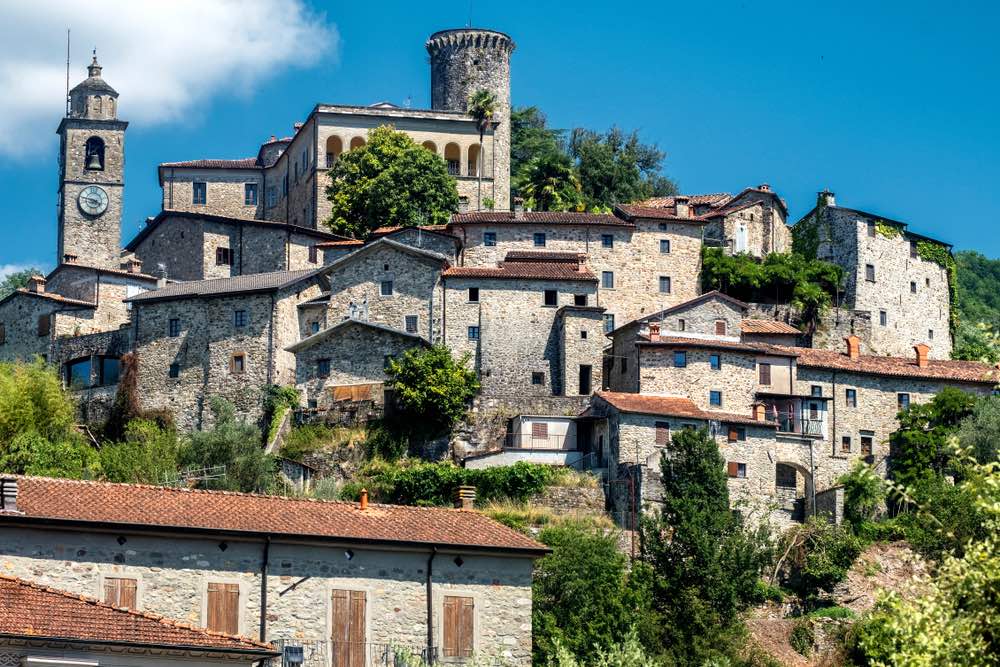 Antico borgo medievale di Bagnone in Lunigiana, Toscana