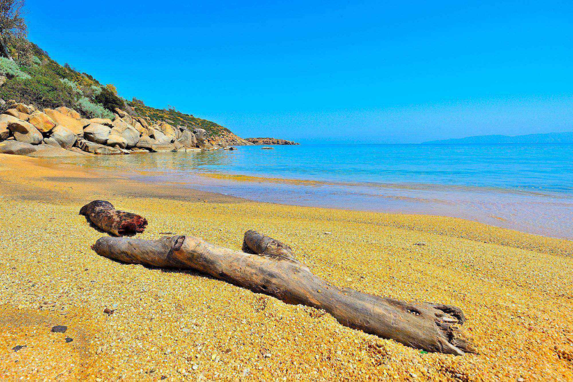 Spiaggia delle Caldane all'Isola del Giglio, Toscana, Arcipelago