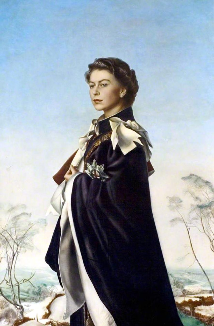 Pietro Annigoni, Ritratto di Elisabetta II
