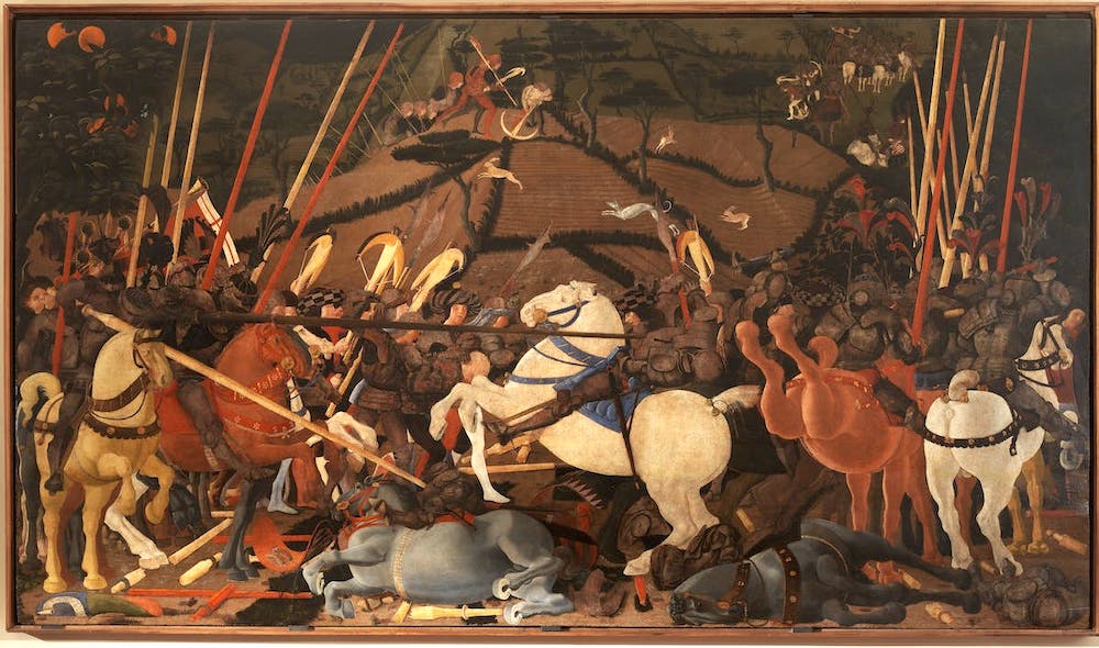Battaglia di San Romano di Paolo Uccello agli Uffizi