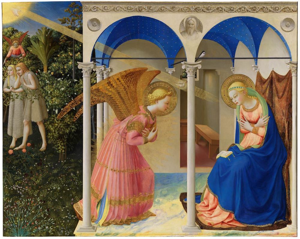 L'Annunciazione del Beato Angelico al Museo del Prado a Madrid