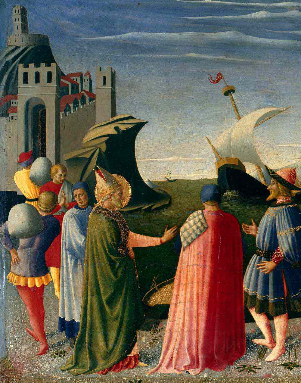 Opera del Beato Angelico con soggetto San Nicolò