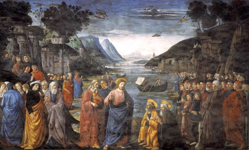 LA chiamata degli Apostoli di Domenico Ghirlandaio nella Cappella Sistina