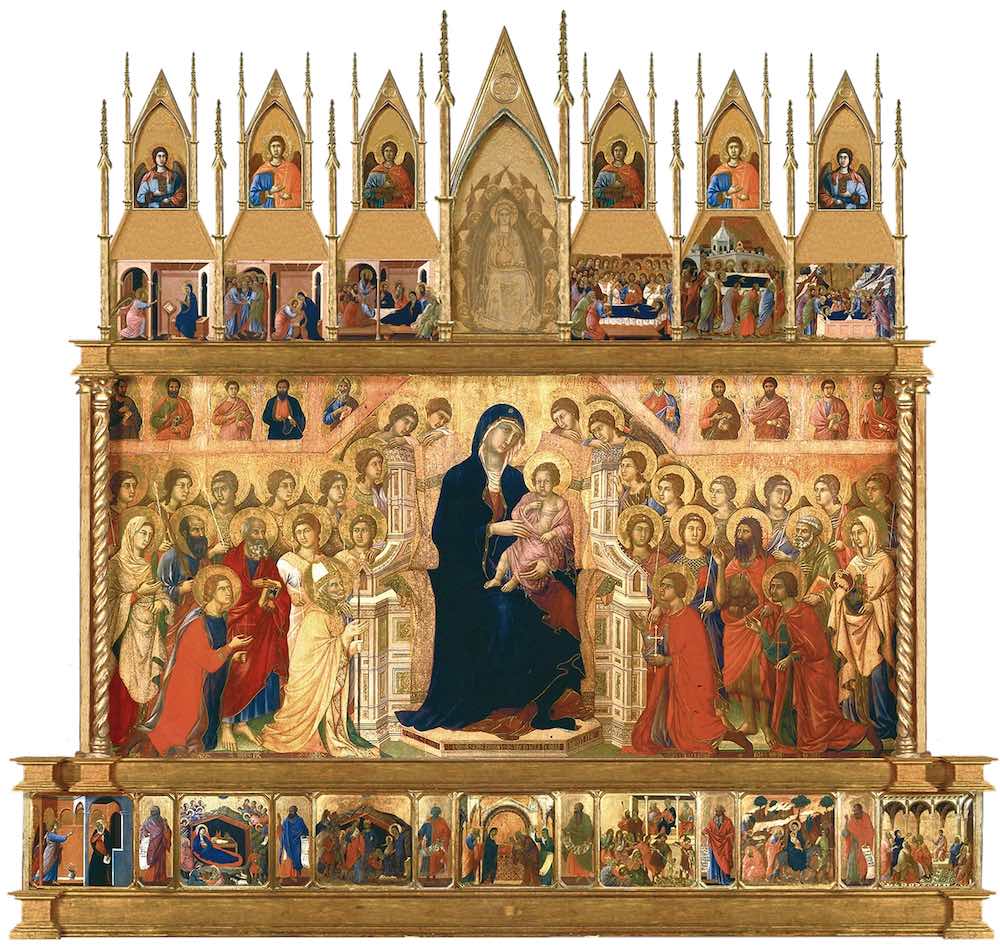 La Maestà del Duomo di Siena di Duccio di Buoninsegna
