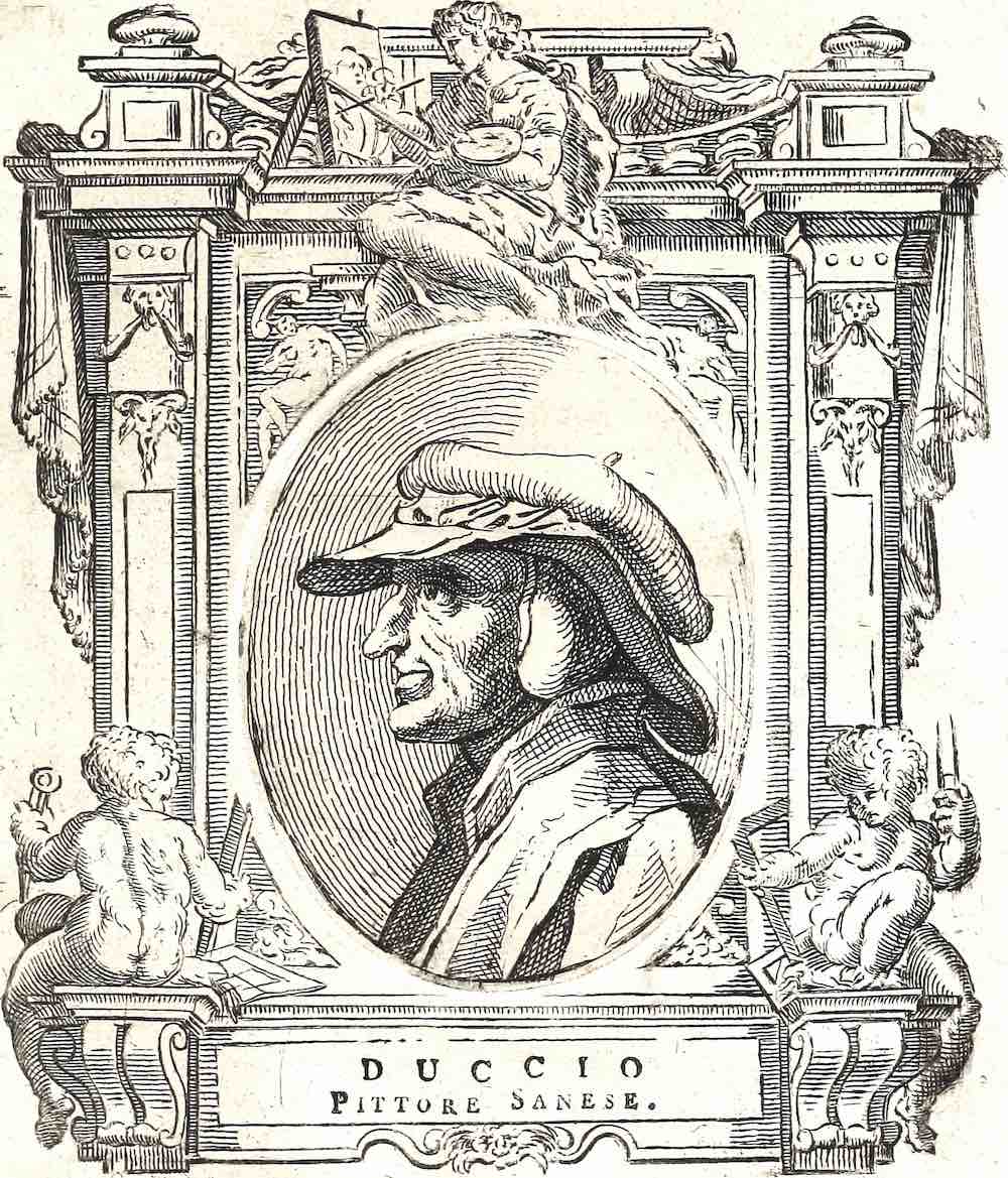 Stampa raffigurante Duccio di Buoninsegna