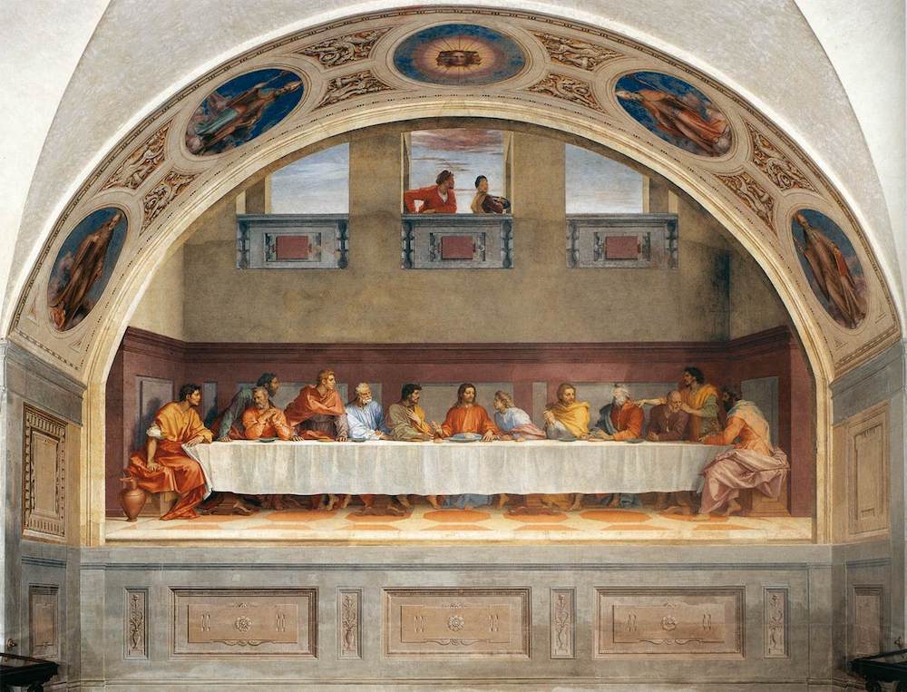 L'Ultima Cena di Andrea del Sarto, Cenacolo a San Salvi, Firenze