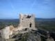 Castello di Montemassi ripreso dall'alto con panorama