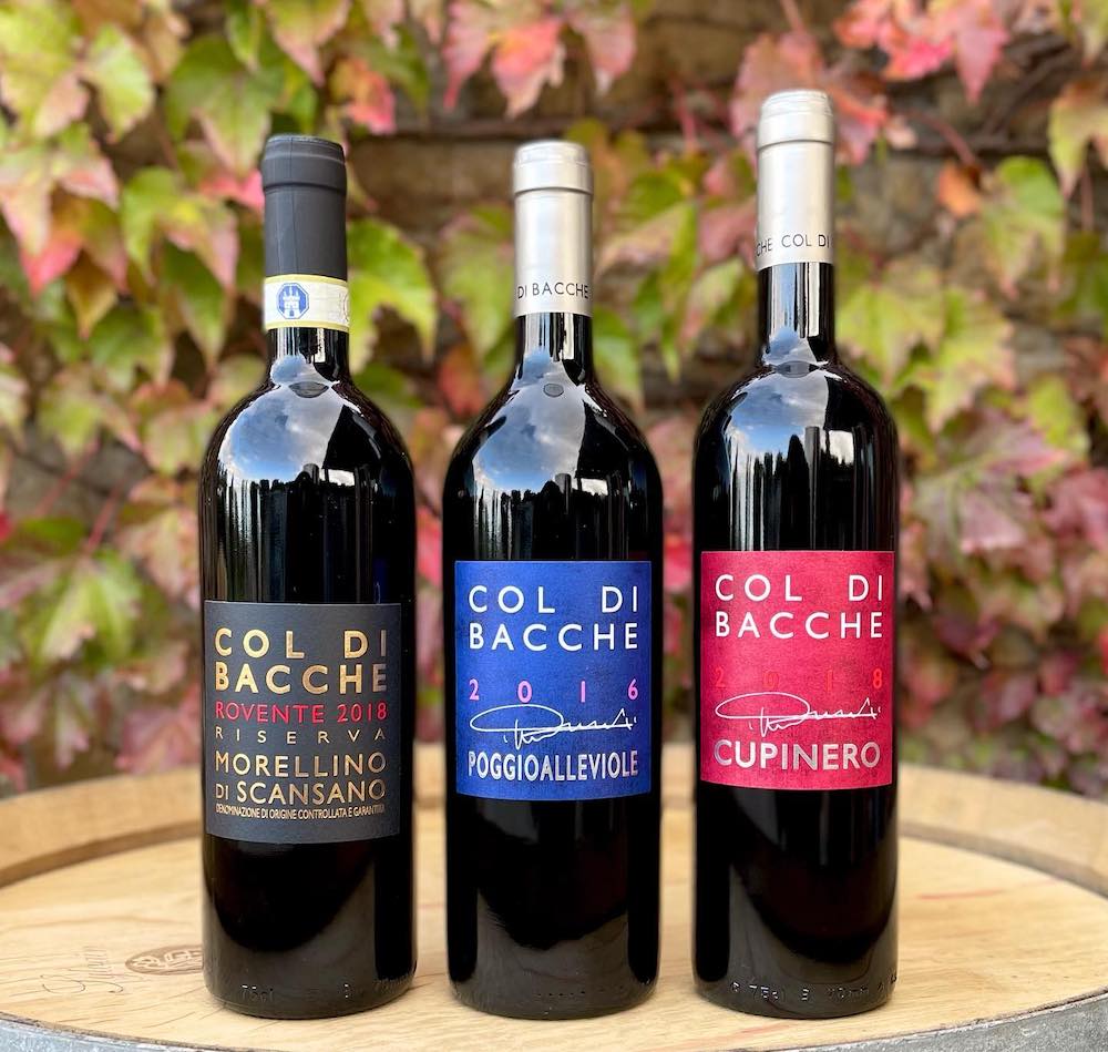 Vini Col di Bacche, vini toscani a Saranno famosi nel vino 2023