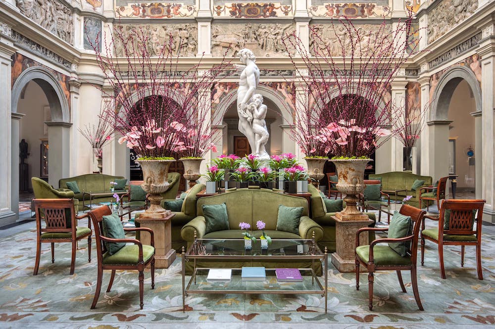 Lobby del Four Seasons Hotel di Firenze