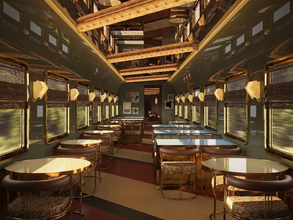 Il ristorante dell'Orient Express La Dolce Vita