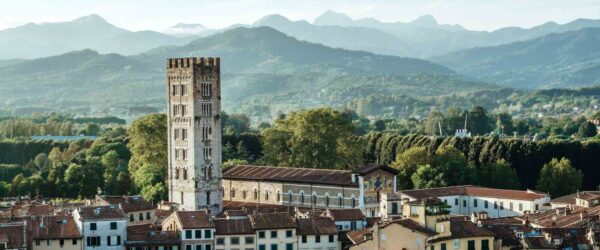 Panorama di Lucca ripreso dall'alto