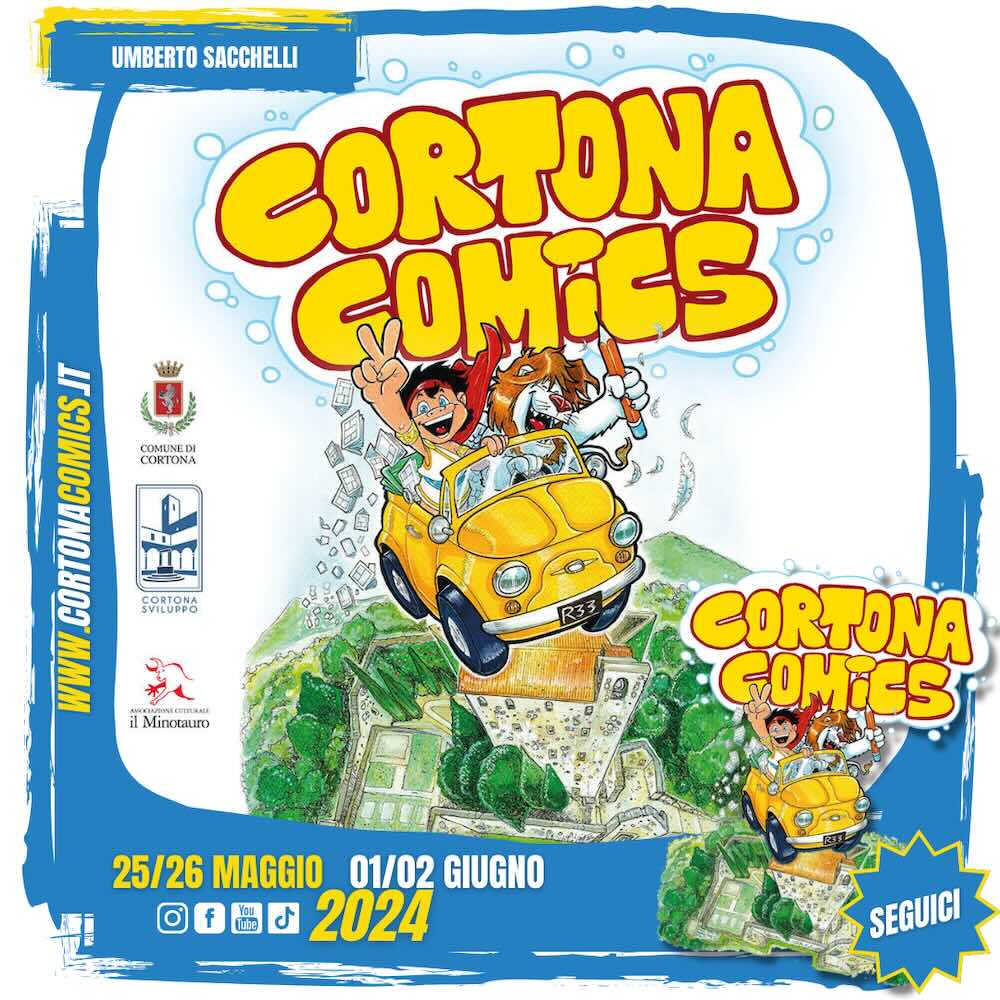 Locandina del Cortona Comics 2024